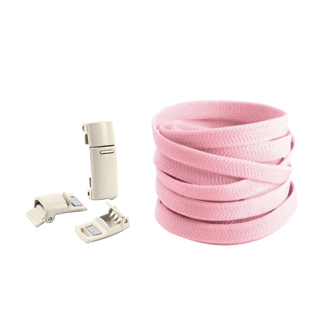 Rose No Tie Elastic Shoelaces with Magnetic Locks