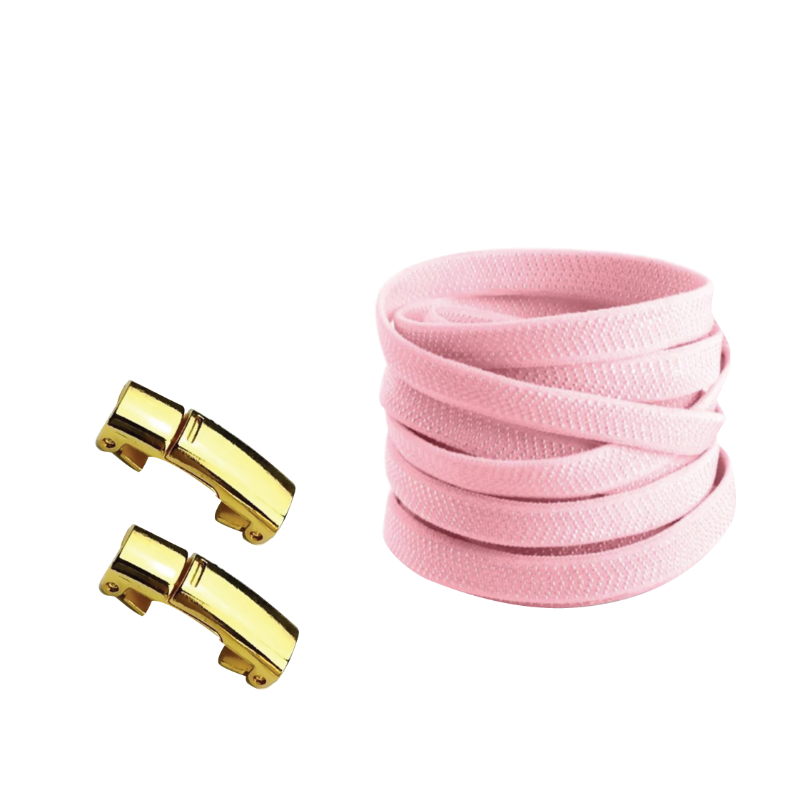Rose No Tie Elastic Shoelaces with Magnetic Locks