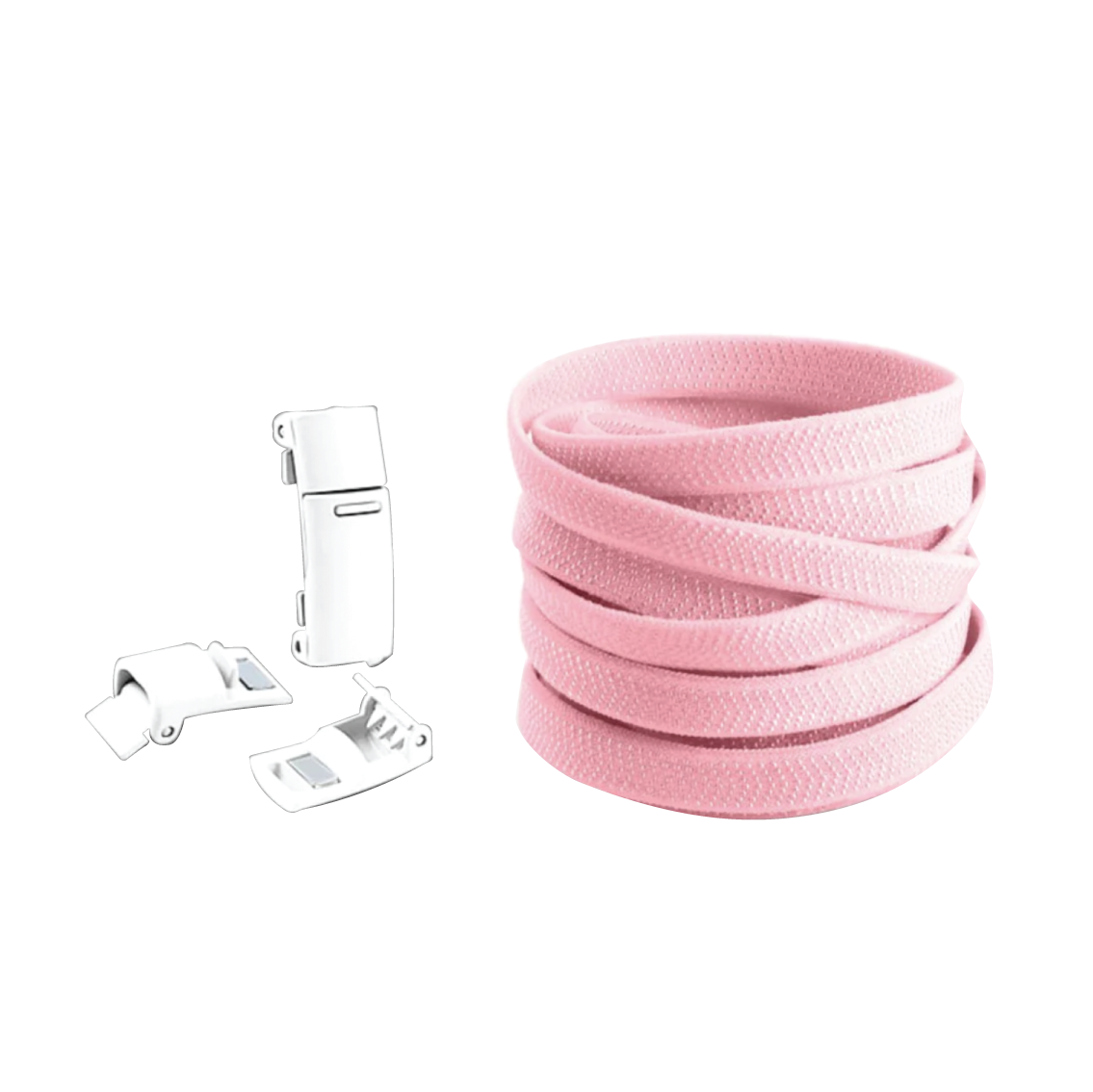 Rose No Tie Elastic Shoelaces with Magnetic Locks